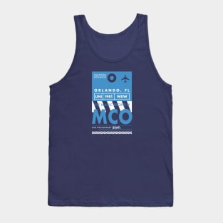 MCO Luggage Tag Tank Top